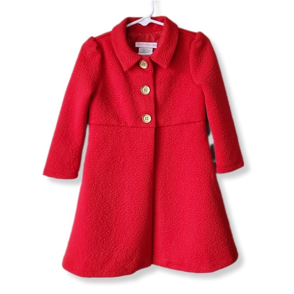 Bonnie Jean Vibrant Red Textured Dress - Picture 5 of 5
